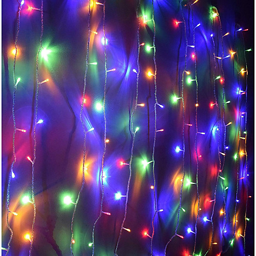 

10m String Lights 100 LEDs Dip Led 1pc Warm White White Red Party Decorative Linkable 220-240 V IP44