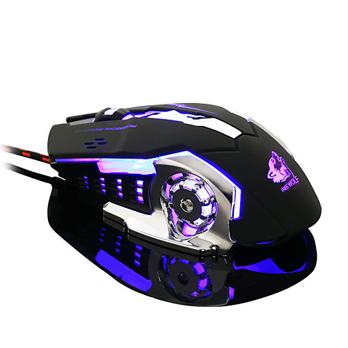

ergonomic pro wired led light 4000dpi optical usb gamer gaming mouse
