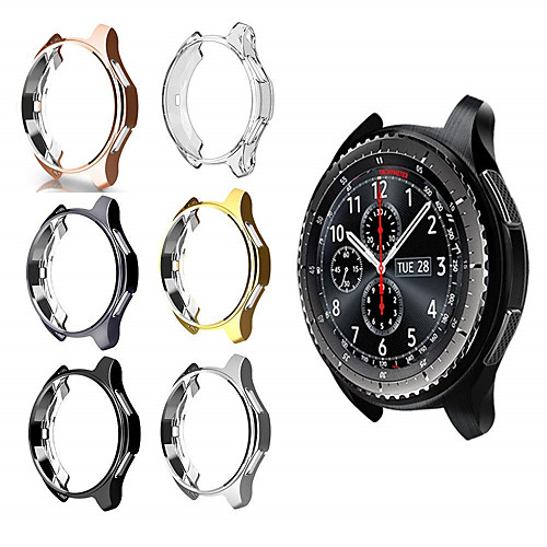 

Cases For Samsung Galaxy Watch 46mm TPU / PU(Polyurethane) Compatibility Samsung Galaxy