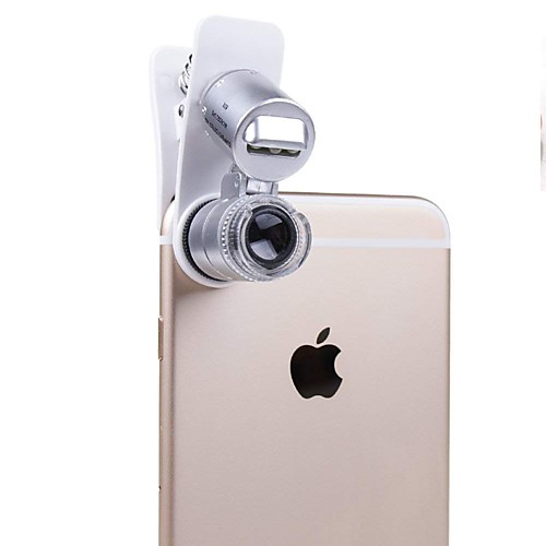 

Mobile Phone Microscope Macro Lens 60X Optical Zoom Magnifier Micro Camera Universal Clip for iPhone Sumgung