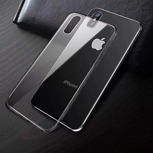 

Case For Apple iPhone XS / iPhone XR / iPhone XS Max Transparent Back Cover Transparent Hard Tempered Glass