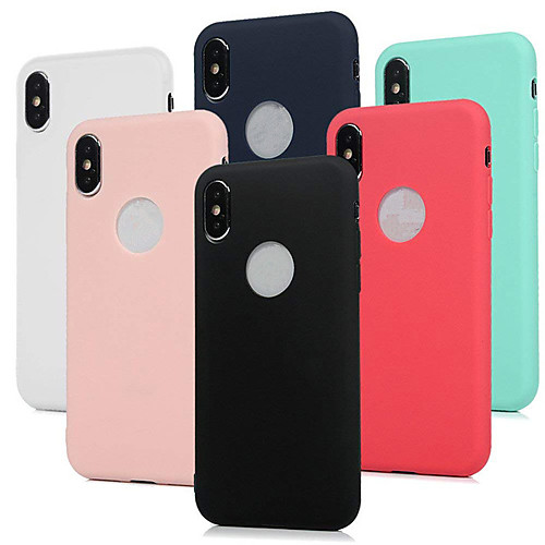 

Case For iPhone XS Max XS Fashion Soft Silicone Candy Pudding Cover Flexible Gel Phone Protector For iPhone XR 8 Plus 8 7 Plus 7 6 Plus 6