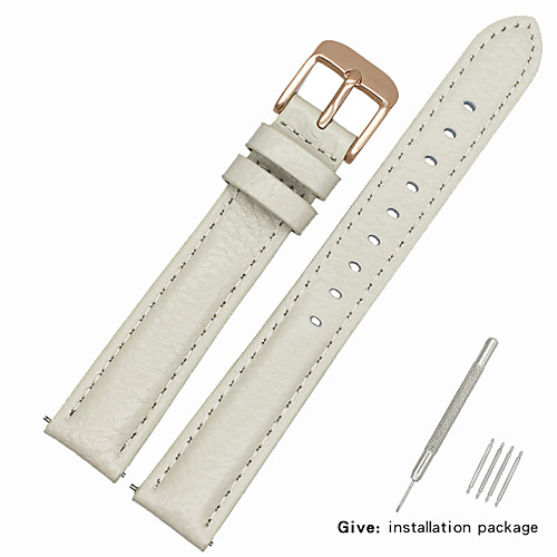 

Genuine Leather / Leather / Calf Hair Watch Band White 17cm / 6.69 Inches / 18cm / 7 Inches / 19cm / 7.48 Inches 1.2cm / 0.47 Inches / 1.3cm / 0.5 Inches / 1.4cm / 0.55 Inches