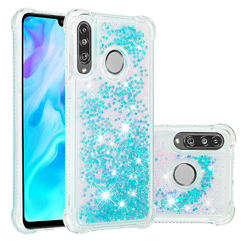 

Case For Huawei Huawei P20 / Huawei P20 Pro / Huawei P20 lite Shockproof / Flowing Liquid / Transparent Back Cover Glitter Shine Soft TPU / P10 Lite