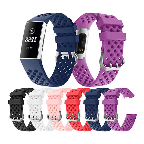 

Watch Band for Fitbit Charge 3 Fitbit Sport Band Silicone Wrist Strap