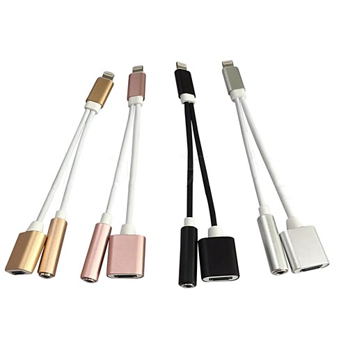 

Lightning to 3.5mm Earphone Jack Audio Adapter with USB Charger Cable for iPhone 7