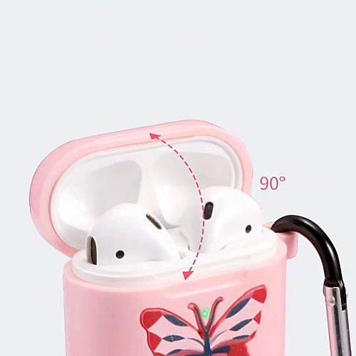 

AirPods Case RingHolder Shockproof Cartoon Protective Cover Soft Silicone Portable TPU Compatible with Apple AirPods 2 & 1(AirPods Charging Case not included)