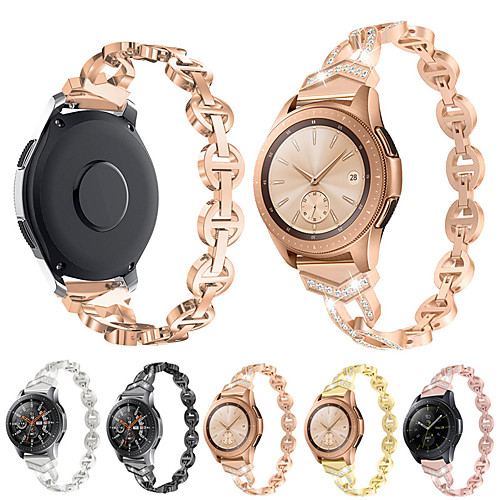 

1 pcs Smart Watch Band for Samsung Galaxy Classic Buckle Stainless Steel Replacement Wrist Strap for Samsung Galaxy Watch 46mm Samsung Galaxy Watch 42mm Galaxy Watch 3 41mm Galaxy Watch 45mm