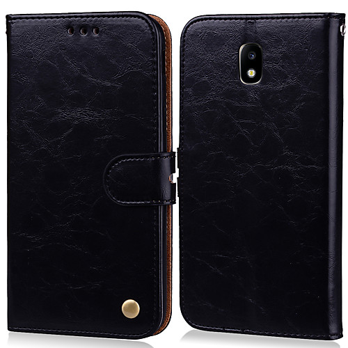 

Phone Case For Samsung Galaxy J3 (2017) Card Holder Flip Full Body Cases Hard leather for J3 (2017)