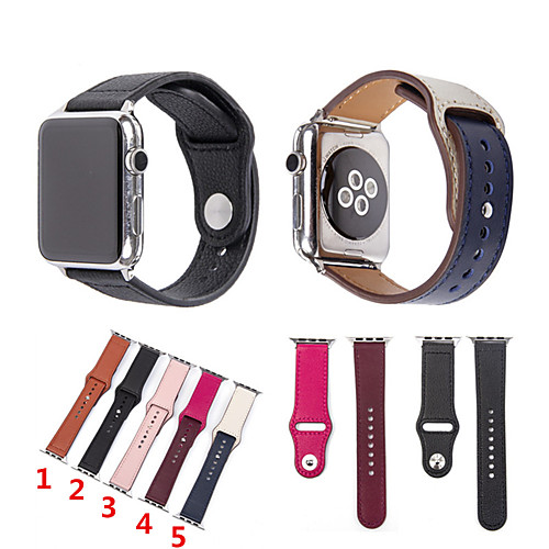 

Genuine Leather Watch Strap Band for Apple Watch iWatch Series 1 2 3 4