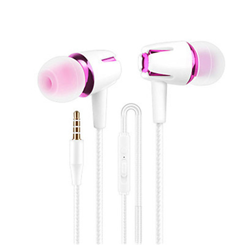 

LITBest Earphone 3.5mm Plug Wired Glowing Earphone with Mic Volume Control Bass Earbud for IPhone Samsung Huawei Xiaomi Phone Pc