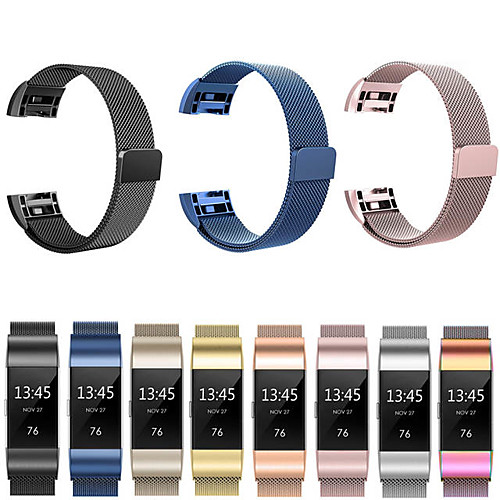 

Watch Band for Fitbit Charge 3 Fitbit Sport Band / Milanese Loop Stainless Steel Wrist Strap