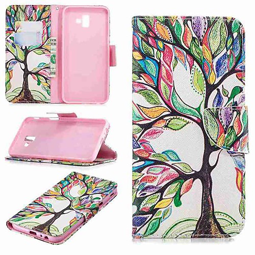 

Case For Samsung Galaxy J4(2018/J6(2018) Magnetic / Flip / with Stand Full Body Cases Tree Hard PU Leather for Galaxy J4 Plus(2018)/J6 Plus(2018) /J2 Pro 2018/J3 Pro/J330/J530/J730/J710