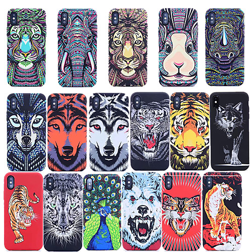 

Case For Apple iPhone XS Max / iPhone 8 Plus Shockproof / Glow in the Dark Back Cover Animal Soft TPU for iPhone 7 / iPhone 6 Plus / iPhone 6s / iPhone XS / iPhone XR