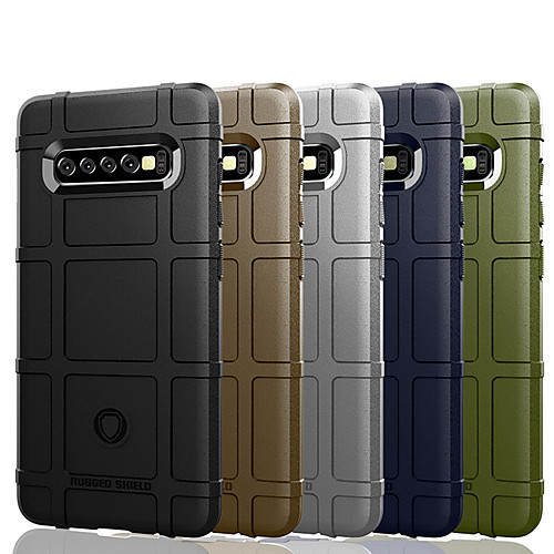 

Case For Samsung Galaxy S9 / S9 Plus / S8 Plus Shockproof / Dustproof / Water Resistant Back Cover Solid Colored / Geometric Pattern Soft TPU