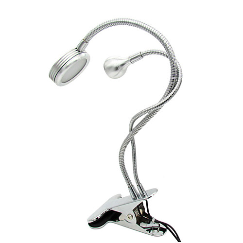

Creative 2 in 1 Clip Table Lamp USB Double-Head Adjustable USB Desk Light For Reading Eyebrow Tattoo Nail Art Beauty Makeup