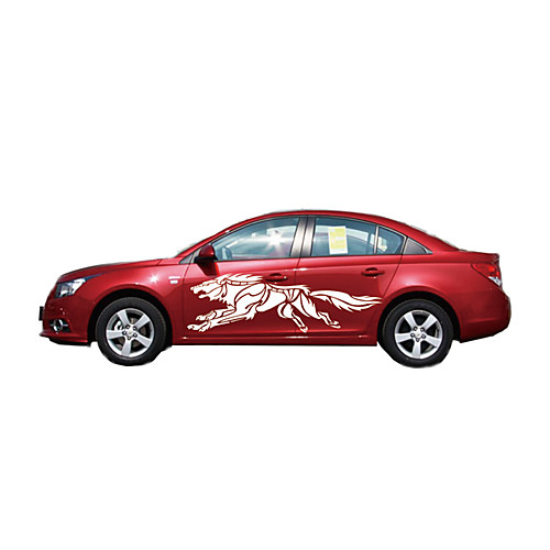 Black White Yellow Car Stickers Cartoon Door Stickers Animal