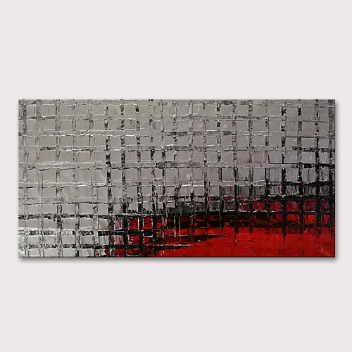 

Oil Painting Hand Painted Horizontal Abstract Modern Stretched Canvas