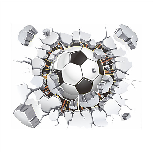 

Football Wall Stickers Kids Room & kindergarten, Removable PVC Home Decoration Wall Decal 4050CM