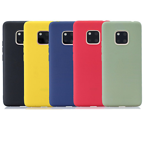 

Case For Huawei Mate 10 lite / Huawei Mate 20 lite / Huawei Mate 20 pro Frosted Back Cover Solid Colored Soft TPU