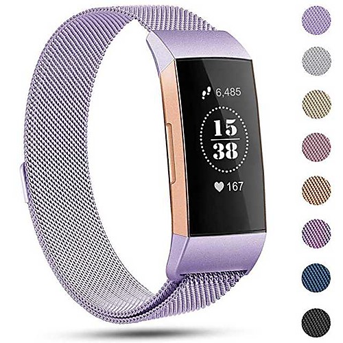 

Watch Band for Fitbit Charge 3 Fitbit Milanese Loop Stainless Steel Wrist Strap