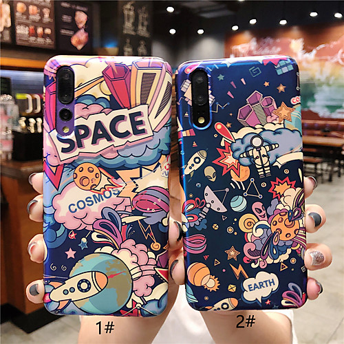 

Case For Huawei Huawei P20 / Huawei P20 Pro / Huawei P20 lite IMD / Frosted / Pattern Back Cover Cartoon Hard PC