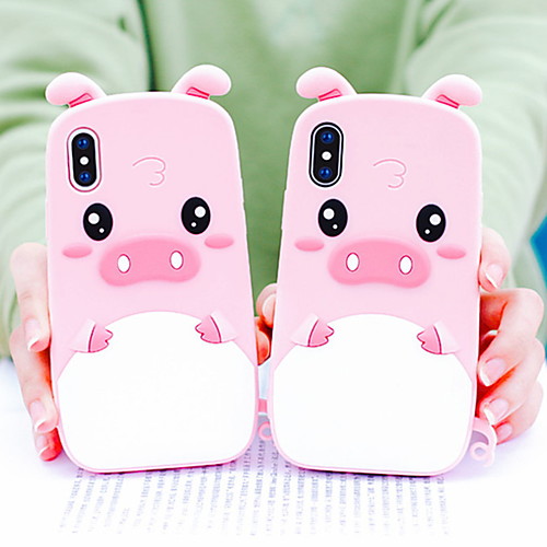

Phone Case For Apple Back Cover Silicone iPhone XR iPhone XS iPhone XS Max iPhone X iPhone 8 Plus iPhone 8 iPhone 7 Plus iPhone 7 iPhone 6s Plus iPhone 6s Shockproof Pattern Cartoon Soft Silicone