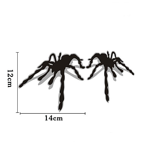 

1 Pair Spider 3D Stereoscopic Shadow Effect Decoration Car Sticker