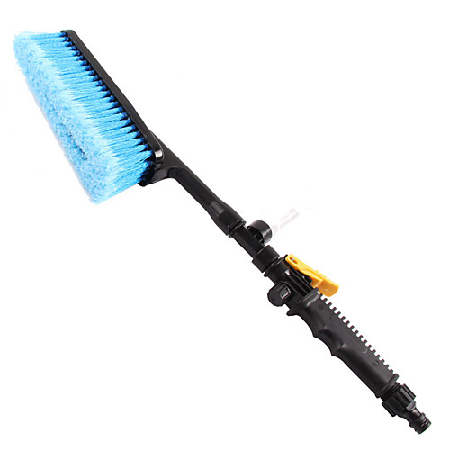 

1pc PVC Plastic Car Wash Brush Reusable Blue 2874 cm