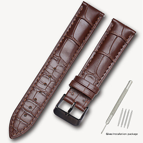 

Genuine Leather / Leather / Calf Hair Watch Band Black / Brown 17cm / 6.69 Inches / 18cm / 7 Inches / 19cm / 7.48 Inches 1.4cm / 0.55 Inches / 1.6cm / 0.6 Inches / 1.8cm / 0.7 Inches