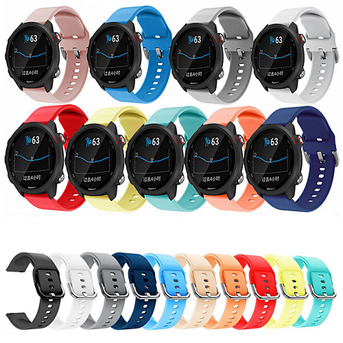 

Sport Silicone Watch Band Strap Wristband Bracelet for Garmin Forerunner 245M Smart Watch