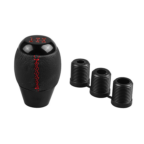 

Universal Leather Car Gear Shift Knob Shifter Lever Head Car Refit Lever Head