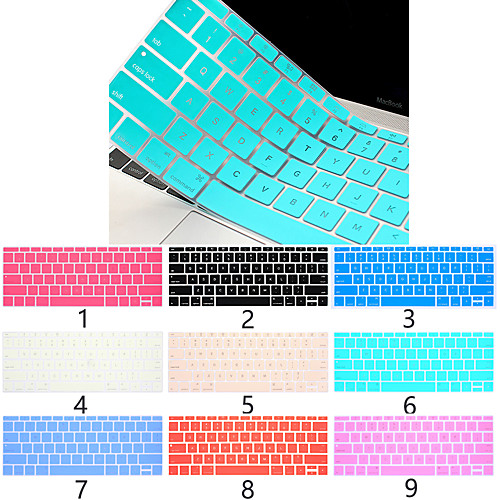 

US English Silicone Keyboard Cover With Cartoon Pattern Protector Compatible Macbook Air 11 13 15/Retina 12/Pro 13 15/Retina 13 15