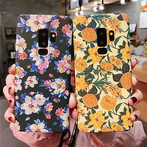 

Case For Samsung Galaxy Galaxy S10 Plus / Galaxy S10 E Pattern / Frosted Back Cover Flower Hard PC for Galaxy S10 / Galaxy S9 Plus / Galaxy S9/ Galaxy S8 Plus / Galaxy S8