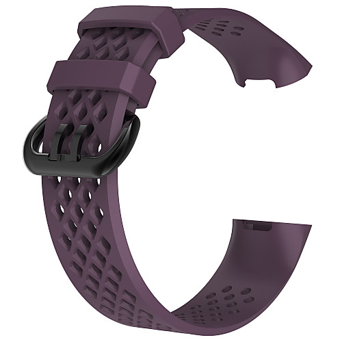 

Watch Band for Fitbit Charge 3 Fitbit Modern Buckle Silicone Wrist Strap