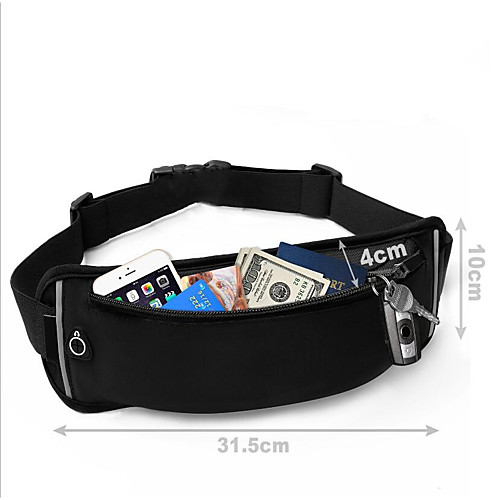 

Running Belt Fanny Pack Waist Bag / Waist pack for Running Jogging Sports Bag Waterproof Quick Dry Phone / Iphone Nylon Unisex Running Bag / iPhone 8/7/6S/6
