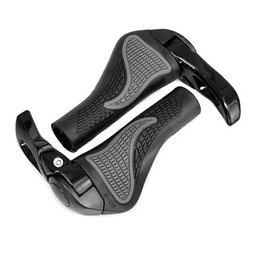 

Bike Handlerbar Grips Comfort Anti-Slip Wearproof Lock-on Shockproof For Mountain Bike MTB Recreational Cycling Cycling Bicycle Rubber Aluminium alloy Black White / Ergonomic