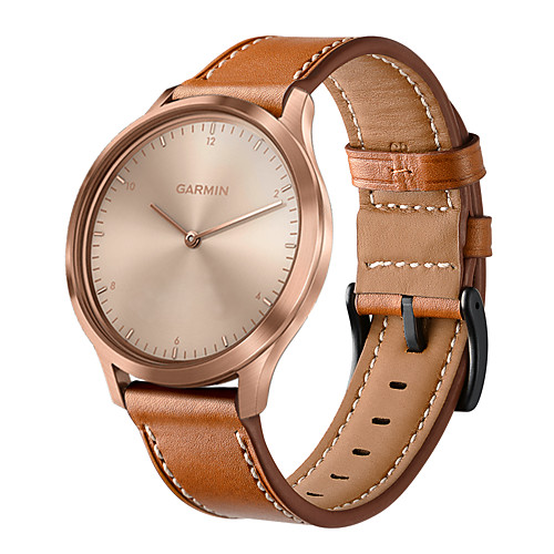 

Watch Band For Garmin Vivomove HR 20mm Genuine Leather Bracelet Watches