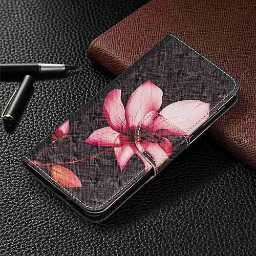 

Case For Samsung Galaxy Galaxy A7(2018) / Galaxy A10(2019) / Galaxy A30(2019) Wallet / Card Holder / with Stand Full Body Cases Flower Hard PU Leather