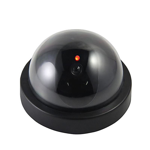 

1 PCS/4 PCS RED LED Lights Flashing Fake Dummy Dome Security Camera