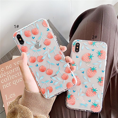 

Case For Apple iPhone XR / iPhone XS Max Pattern / Transparent Back Cover Word / Phrase Soft TPU for 6 6 Plus 6s 6Splus 7 8 7plus 8plus X XS