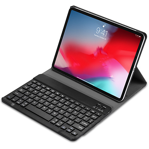 

IPad Pro 11 Bluetooth Keyboard with Magnetic Smart Case PU Cover Trifold Stand