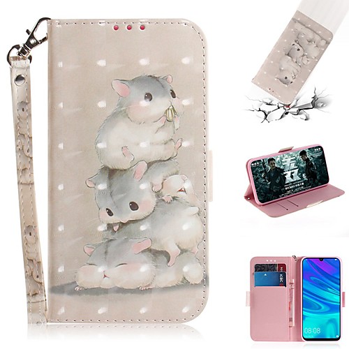 

Case For Huawei Huawei P20 / Huawei P20 Pro / Huawei P20 lite Wallet / Card Holder / Shockproof Full Body Cases Animal PU Leather