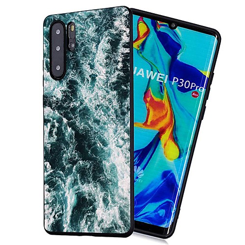 

Case For Huawei Huawei P20 / Huawei P20 Pro / Huawei P20 lite Shockproof / Frosted / Pattern Back Cover Scenery Soft TPU