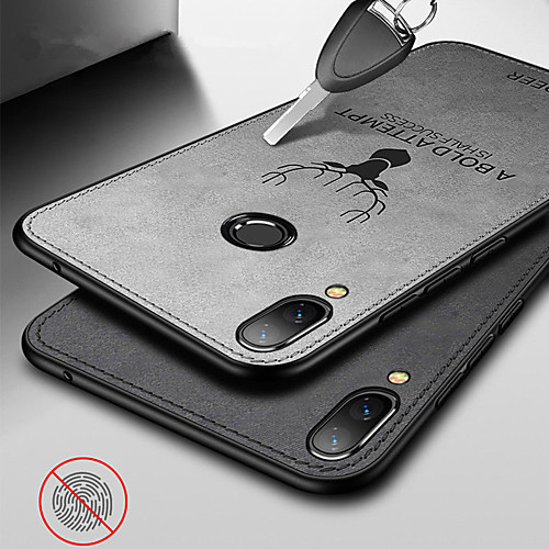 

Canvas Embossed Deer Case For Huawei Honor 8X 8X Max Cover on Honor 9 Lite Honor 9i Honor 9 Honor 10 Lite Honor 10 Honor 7C Honor 7X Honor V20 Honor V10 Honor V9 Cloth Weaving soft Silicone TPU edge