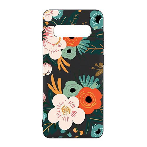 

Case For Samsung Galaxy S9 / S9 Plus / S8 Plus Shockproof / Frosted / Pattern Back Cover Flower TPU Soft For Galaxy S8/S10/S10 Plus/S10 E