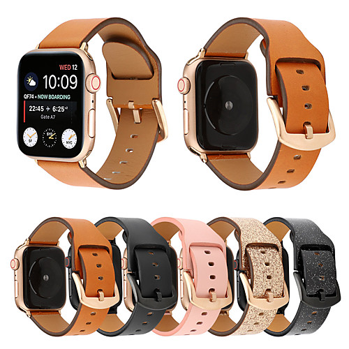 

Watch Band for Apple Watch Series 5/4/3/2/1 Apple Classic Buckle Genuine Leather Wrist Strap