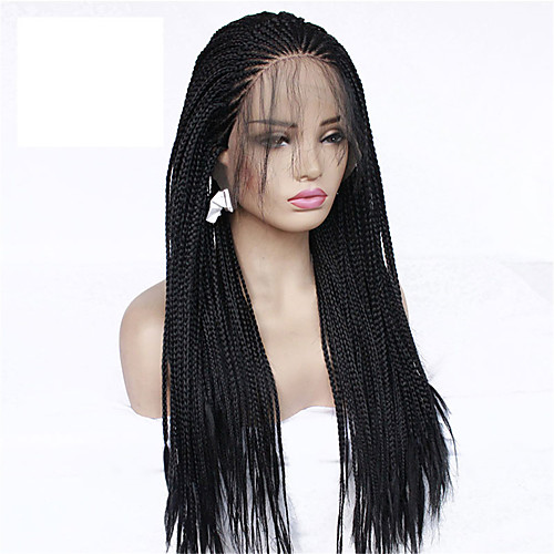 Twist Braids Synthetic Lace Front Wig Cosplay Wig Box Braids Braid