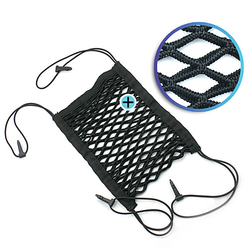 

Car 2-Layer Mesh Organizer Seat Back Net Bag Pocket Cargo Tissue Holder Storage Netting Pouch