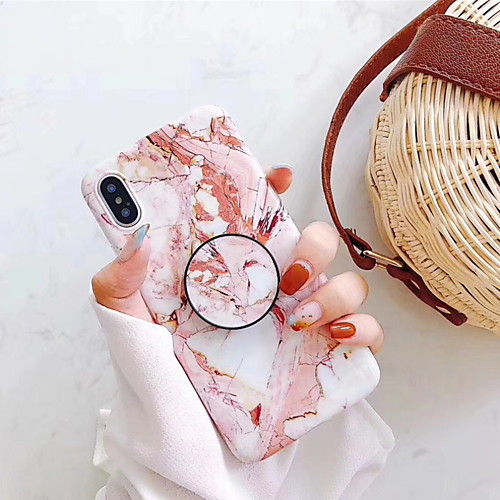 

Marble Case For Apple iPhone 12 Pro Max XR Case with Stand Moibile Phone Case on iPhone Case with Stand Protective Pattern Back Cover Marble Style Case for iPhone XS Max iPhone X